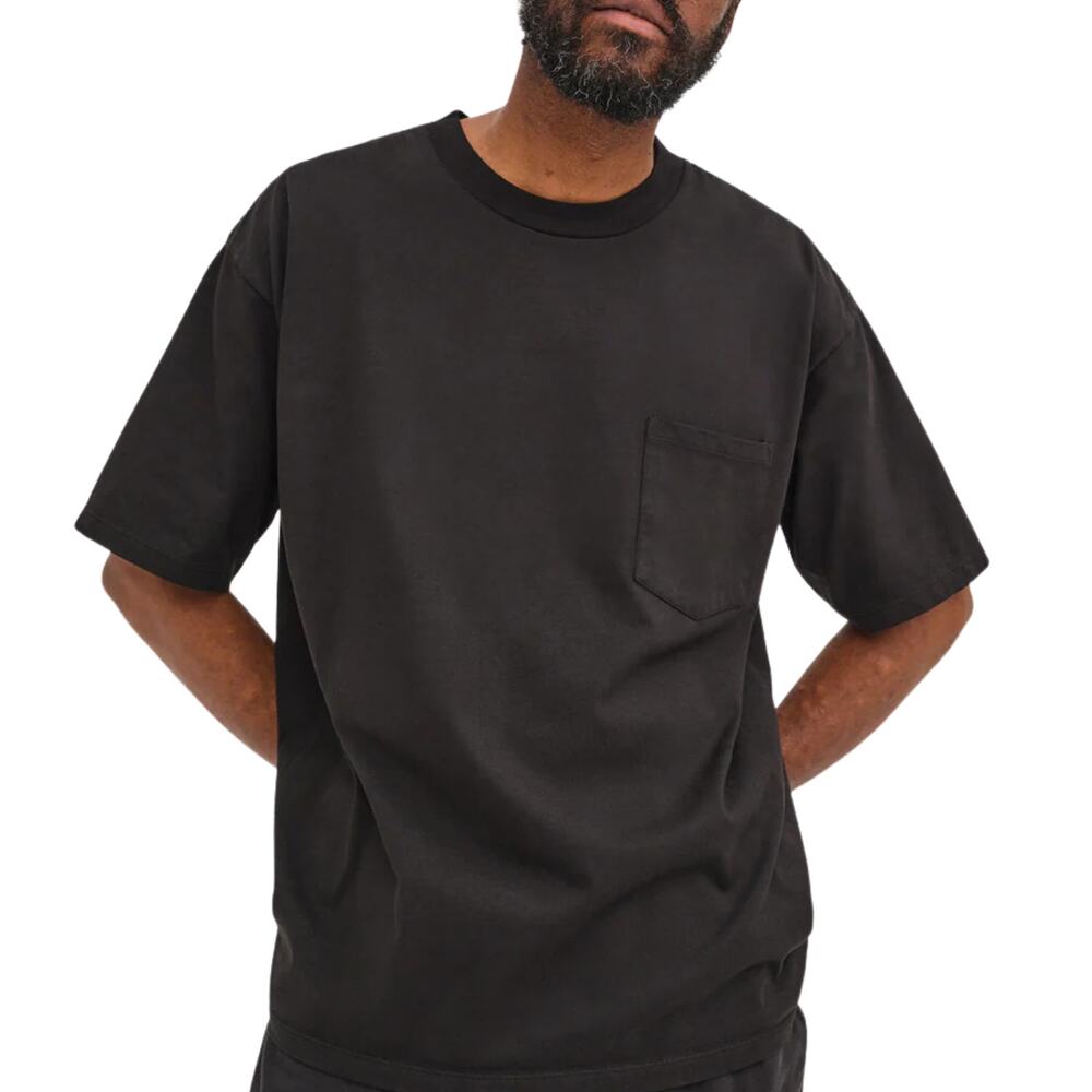 MATE the Label Men’s Organic Heavyweight Cotton Relaxed Tee Black S NWT $78